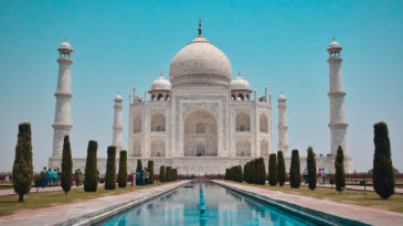 Background image: Taj Mahal
