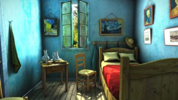 Background image: Van Gogh's Bedroom